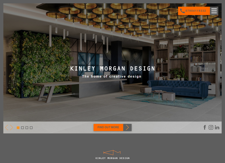 Kinley Morgan Design website